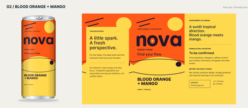 Nova Blood Orange + Mango – Single Can